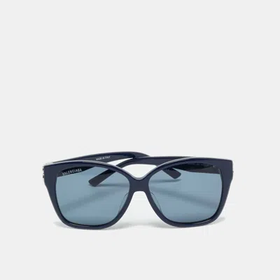 Pre-owned Balenciaga Blue Gradient Bb0135sa Butterfly Sunglasses