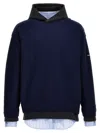 Balenciaga Layered Sweater In Blue