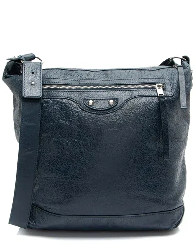 Balenciaga Blue Leather Arena Classic Day Hobo (authentic Pre-loved)