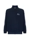 Balenciaga Loop Sports Icon Zip-up Track Jacket In Blue