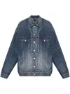 Balenciaga Men Jacket Tape Type In Blue