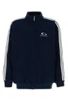 Balenciaga Loop Sports Icon Zip-up Track Jacket In Blue