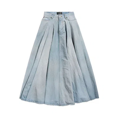 BALENCIAGA BALENCIAGA BLUE SKIRTS - A-LINE SKIRTS WOMEN