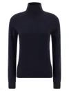 Balenciaga Standard Turtleneck Turtleneck Sweater In Blue
