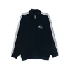 Balenciaga Loop Sports Icon Zip-up Sweatshirt In Black