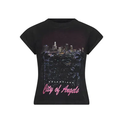BALENCIAGA BALENCIAGA BLUE TOPS - T-SHIRTS & JERSEYS WOMEN