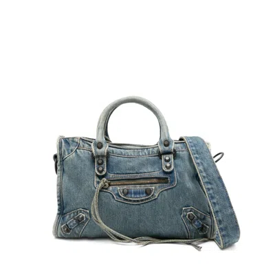 Balenciaga Blue Tote Bags Women