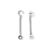 Balenciaga Bluetooth Mini Ear Cuffs In Silver