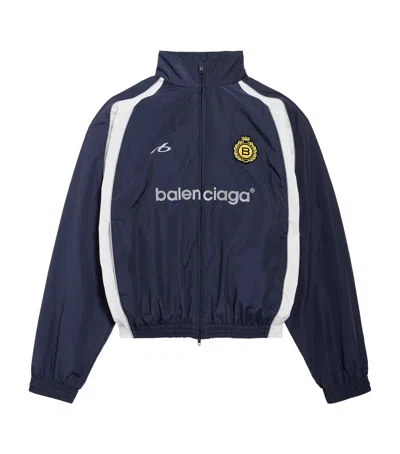 Balenciaga Bodies Sport Jacket In Blue
