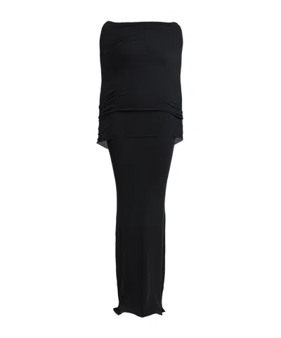 Balenciaga Body-hugging Knit Dress In Black