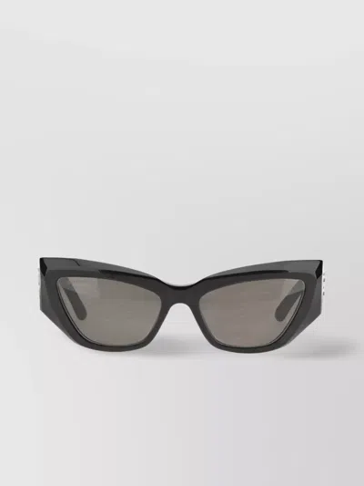 Balenciaga Bold Butterfly Silhouette Sunglasses In Black