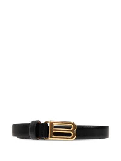 Balenciaga Bolero B Belt In Black