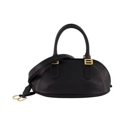 Pre-owned Balenciaga Bolero Bowl Mini Bag 'black/plum' | Women's Size Onesize