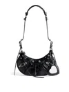 Balenciaga Borsetta A Tracolla Le Cagole Xs Con Lavorazione Coccodrillo E Strass Da Donna In Nero In Black
