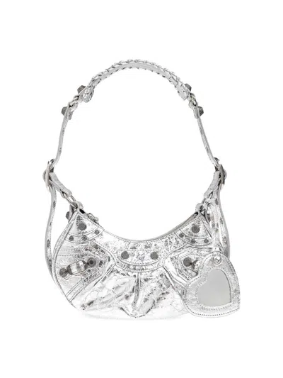 BALENCIAGA BOLSA DE HOMBRO - PLATA