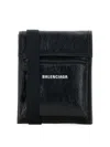 Balenciaga Mens Explorer Pouch With Strap Small In Black
