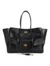 Balenciaga Structured Tote Bag With Buckle And Gold-tone In Black