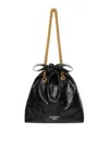 Balenciaga Crush Small Leather Tote Bag In Black