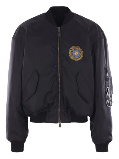 Balenciaga Bomber Clothing In Blue