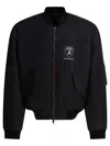 Balenciaga Nylon Lamborghini Bomber Jacket In Black