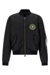 Balenciaga Bomber Jacket In Technical Fabric In Black