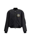 Balenciaga Bomber Jacket In Technical Fabric In Black