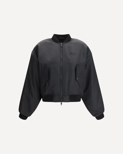 Balenciaga Bomber Jacket In Black