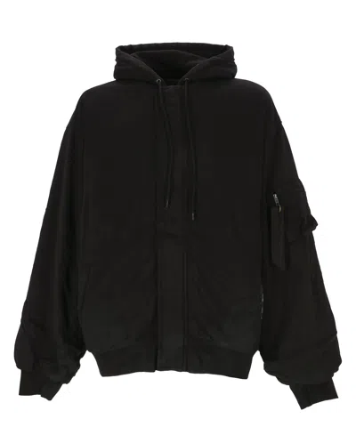 Balenciaga Bomber Jacket In Black