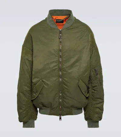 Balenciaga Bomber Jacket In Green