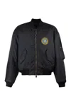 Balenciaga Bomber Jacket In Technical Fabric In Black
