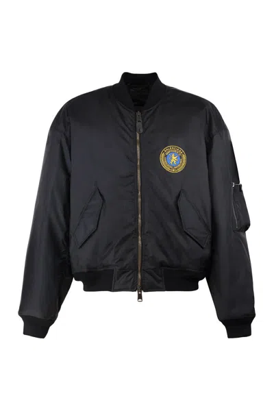 BALENCIAGA BALENCIAGA BOMBER JACKET IN TECHNICAL FABRIC