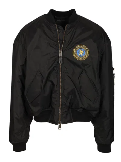 BALENCIAGA BOMBER JACKET JACKETS BLACK
