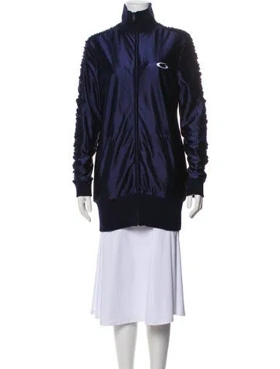 Pre-owned Balenciaga Bomber Jacket W/ Tags In Blue