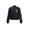 Balenciaga Oversize Ribbed Trims Sleeve Pocket In Black