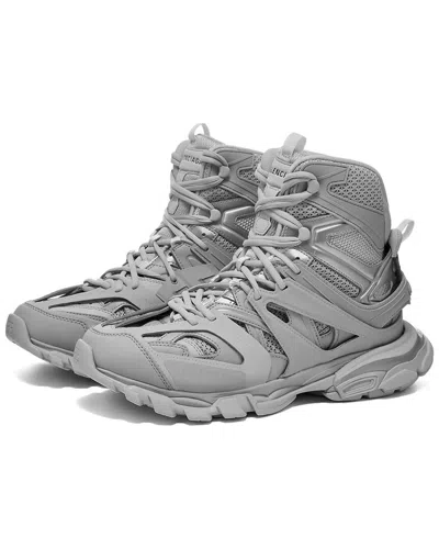 Balenciaga Track Hike Boots Grey In Gray