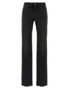 Balenciaga Women Bootcut Jeans In Black