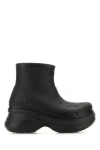 Balenciaga Black Crocs Edition Rubber Boots