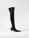 Balenciaga Avenue Over-the-knee Nappa Leather Boots In Black