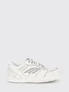 Balenciaga Women Hamptons Worn-out Leather Low-top Sneakers In Neutral