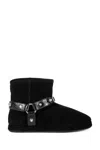 Balenciaga Women Leather And Wool Alaska Soft Bootie Boots In Black
