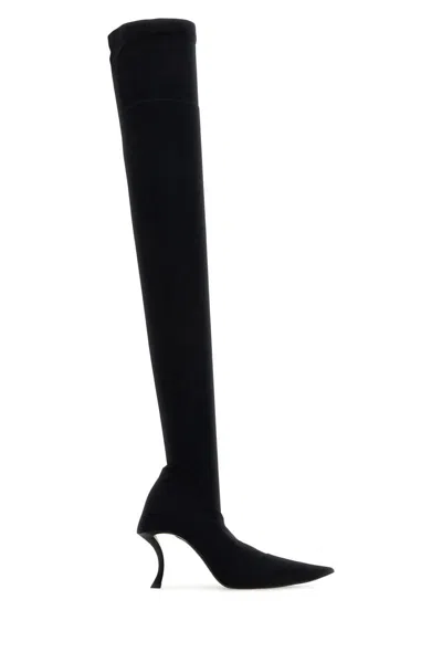 Balenciaga Woman Scarpe Stringate In Black