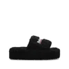 Balenciaga Furrand Platform Sandals For Women In Black