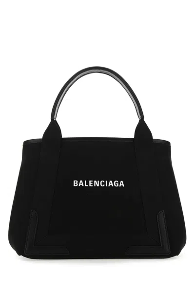 Balenciaga Small Cabas Tote Bag In Black