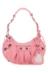Balenciaga Women Pink Nappa Leather Le Cagole Xs Shoulder Bag