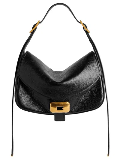 BALENCIAGA BORSA A SPALLA CLICCA MEDIA DA DONNA IN NERO