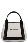 Balenciaga Cabas Canvas Tote Bag In Gray