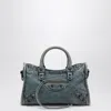 Balenciaga Borsa Le City Piccola In Denim Women In Blue