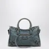 Balenciaga Borsa Le City Piccola In Denim In Blue