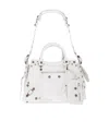 Balenciaga Borsa Neo Cagole City Piccola Da Donna In Bianco Ottico