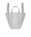 Balenciaga Borsa Tote A Tracolla Everyday Xs North-south In Tessuto Scintillante Da Donna In Argento In Gray